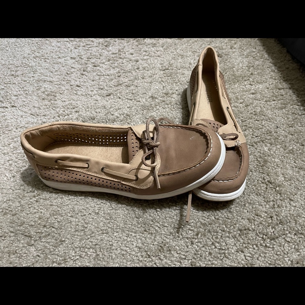 Womens brown falls creek boat shoe size 11